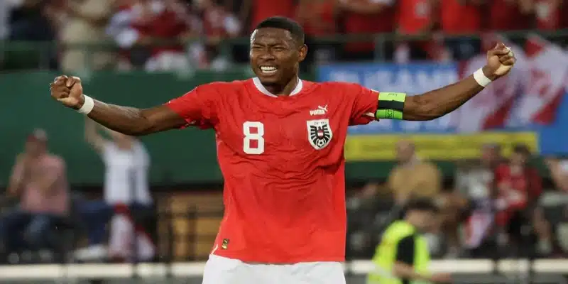 David Alaba trong màu áo đội tuyển quốc gia